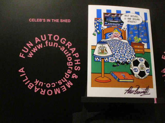 Alex Bennett 'JJ Wigan' Authentic Autographed A4 Still (1)