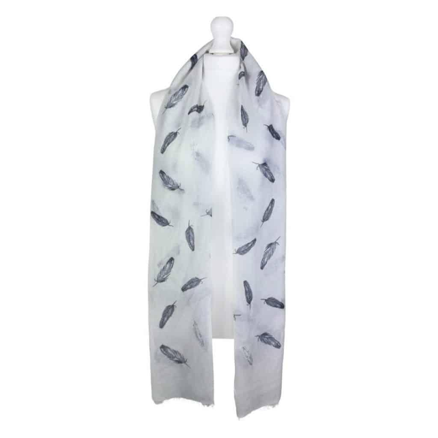 Summer Feather Print Scarf - Choice of 3 Colours 