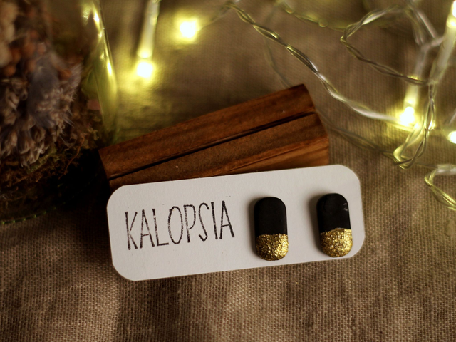 Puces - Noir et Doré