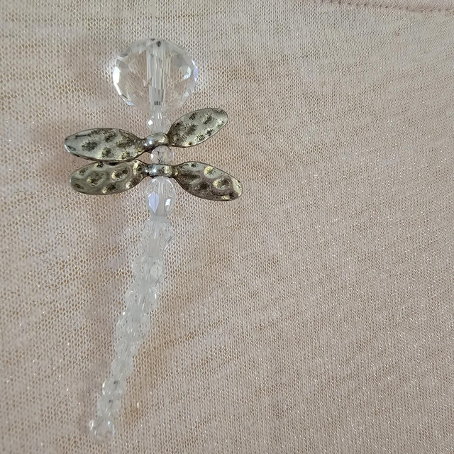 Attrape-soleil Libellule claire – Création Vibratoire