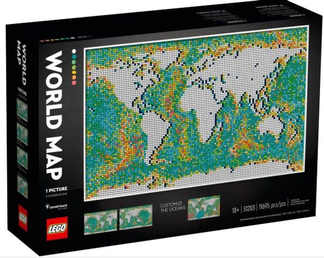 LEGO 31203 ART Weltkarte
