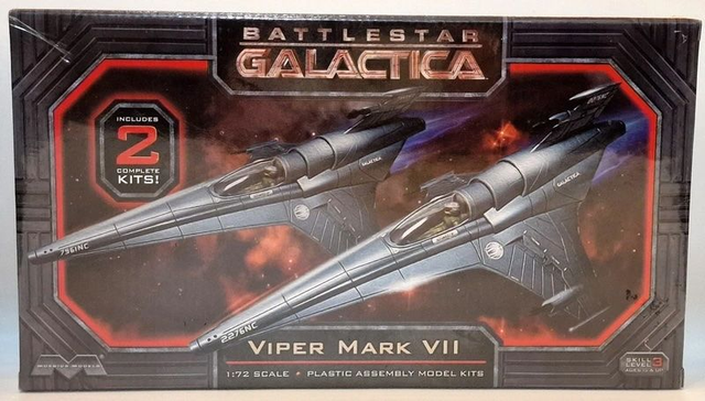 Battlestar Galactica Colonial Viper MKV II model kit set