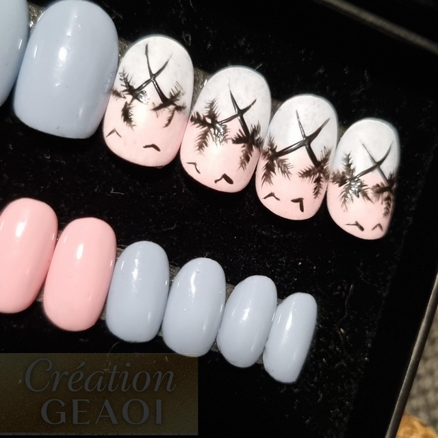 Pastel beach little oval S