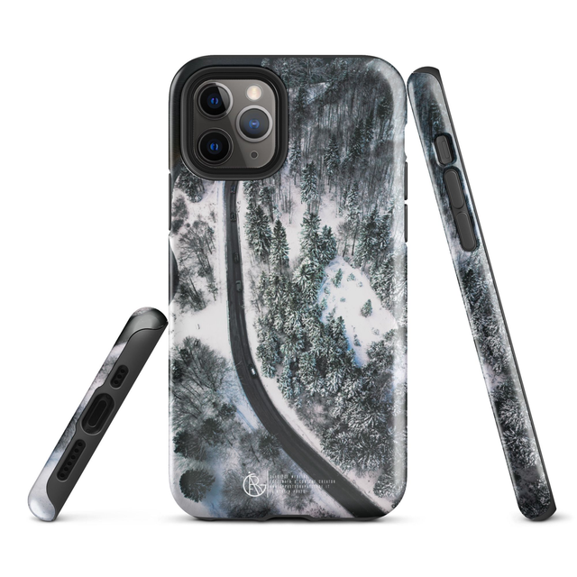 Cover iPhone Rigida. Tra Bosco e Silenzio: L'Inverno dall'Alto 