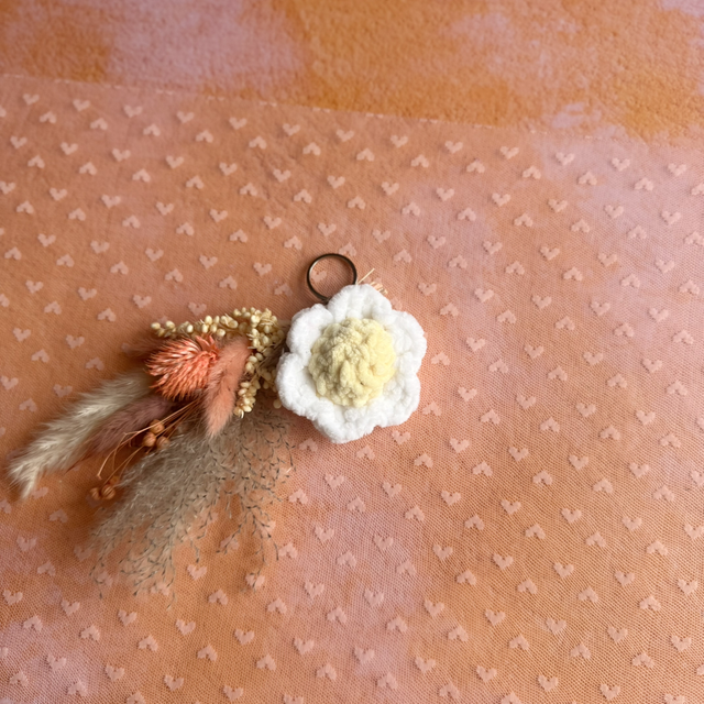 Porte-clés marguerite