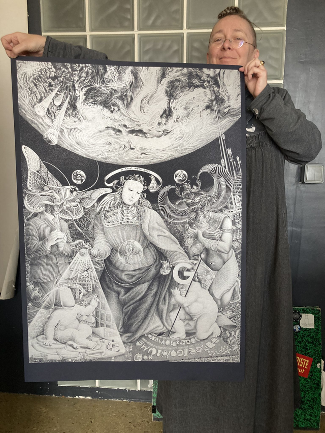 Sérigraphie - L'Alpha-Bête