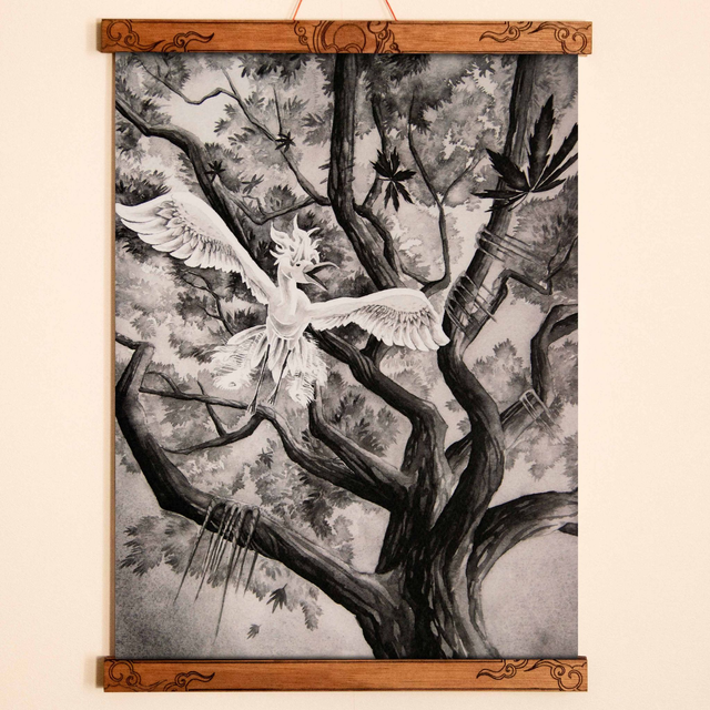 Arbre-feu du clan Honooki - Format A4 et A3