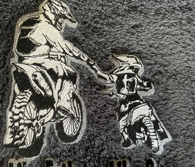 Blanket  - Father and son motorbike