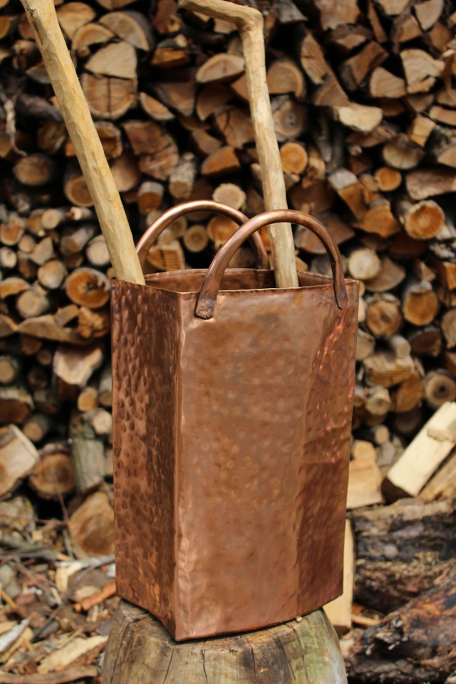 Handmade Copper Umbrella Stand bag , Umbrella Stand Storage for Home Office Decoration Collocation In Hallway Foyer Large Size