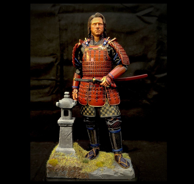LE DERNIER SAMURAI Peint 1/8e. VENDU [dispo à la commande]