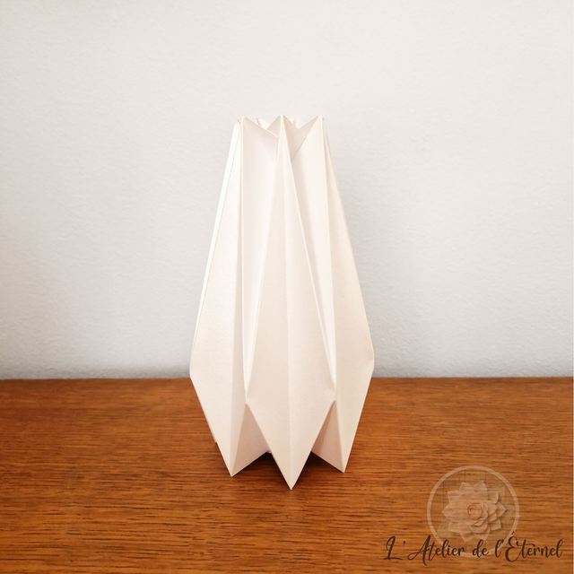 Vase en origami