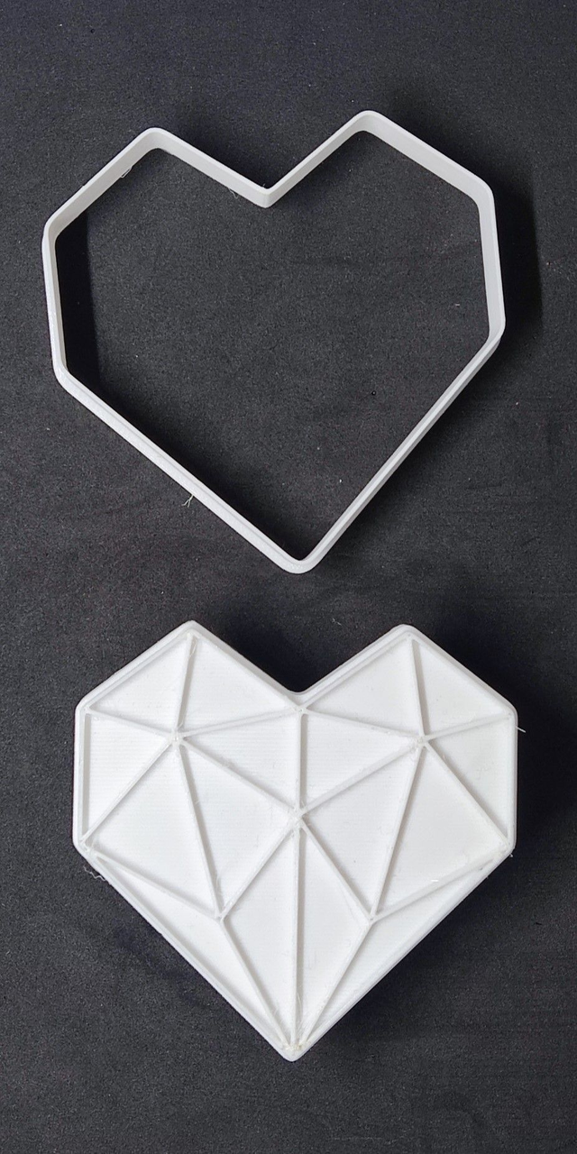 Cookie cutter Coeur diamant