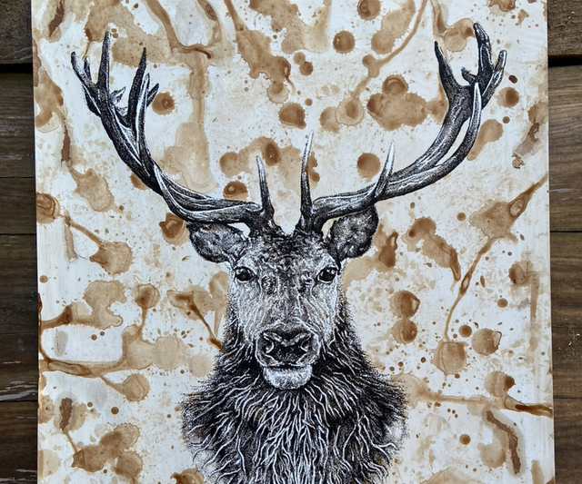 Camouflage stag