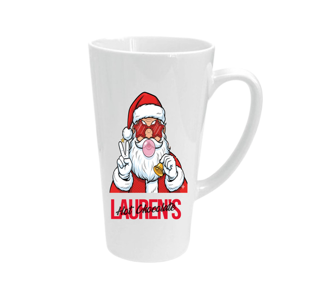Latte Mugs - Funny Father Christmas