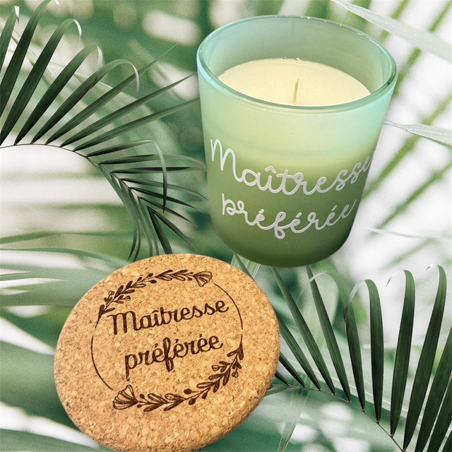 Bougie personnalisée 