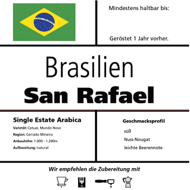 Die Kaffee| Brasilien San Rafael