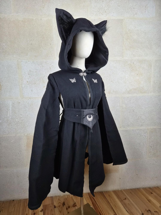 Cape à oreilles + Ceinture Noire