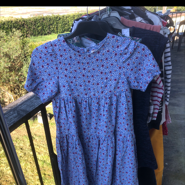 Robe à fleurs bleues Catimini 