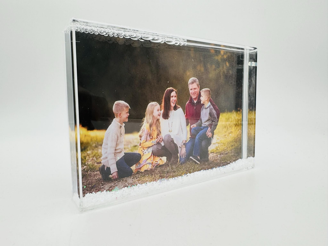 SnowBlox - Photo Frame with foil engraved front