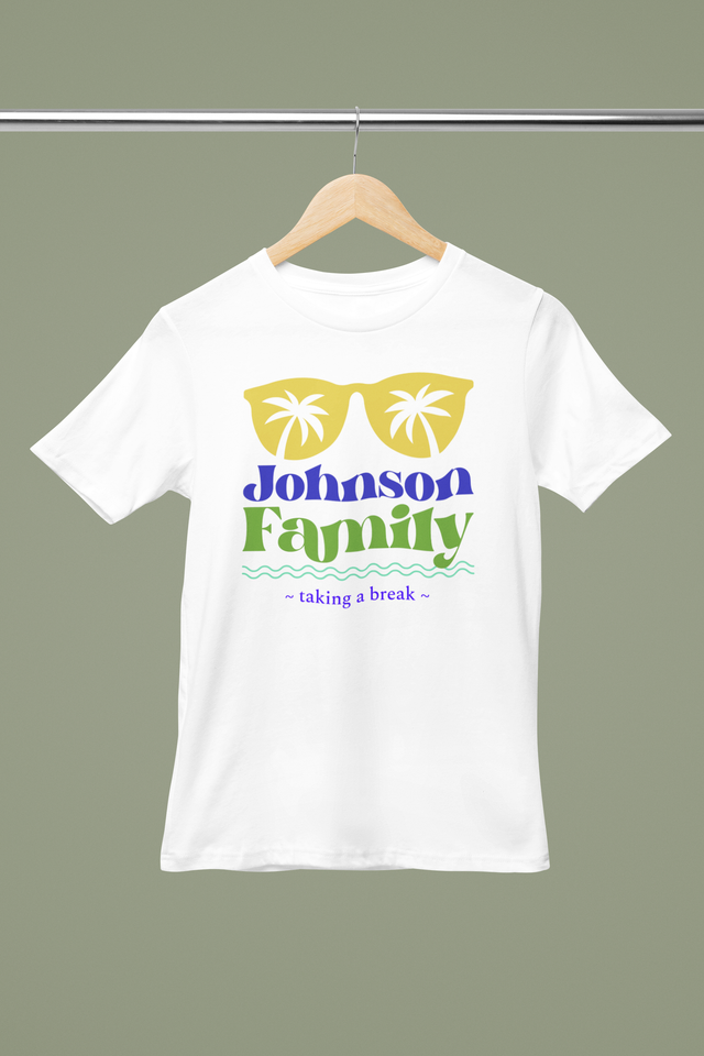 Personalised Holiday T-Shirt - Summer