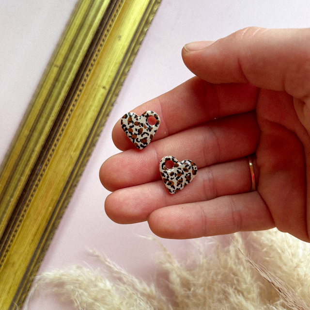 P'tits cœurs - léopards 