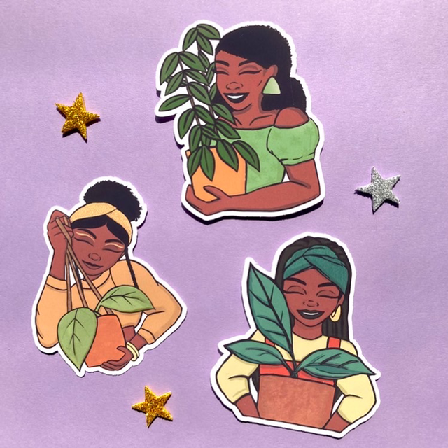 Plant Bae Stickers