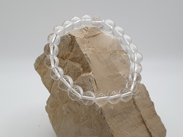Bracelet Cristal de Roche 8 mm