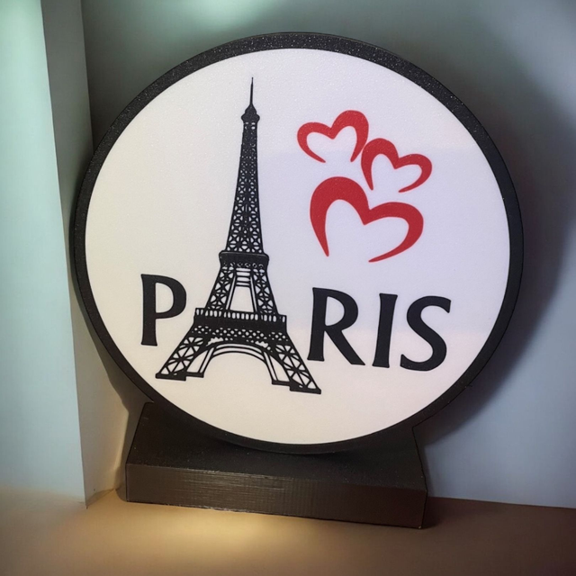 Lampe LED Paris - Élégance et Romance en Lumière ! 