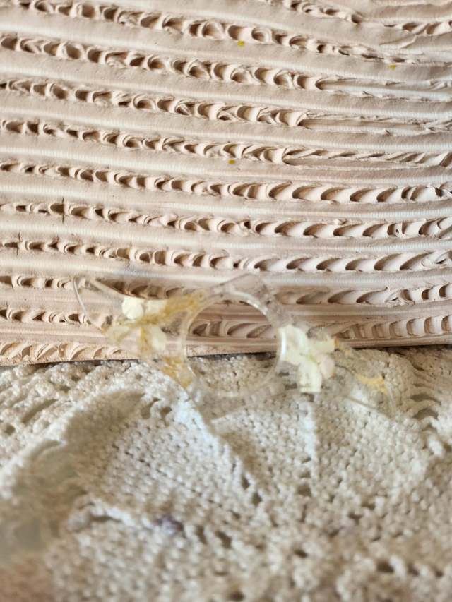 Bague de lecture résine blanche