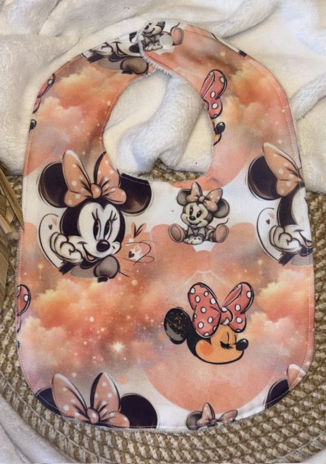 Bavoir repas Minnie