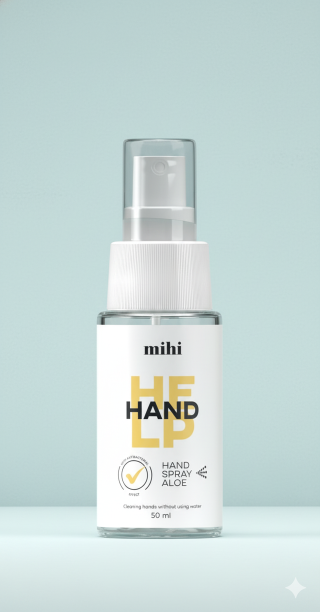 Spray mains anti bactérien avec de l'Aloé Vera Hand Help (Mihi)