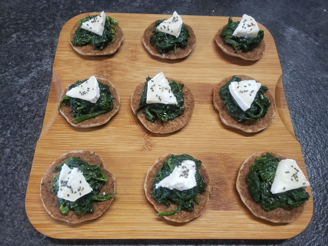 6 Blinis de sarrasin garnis