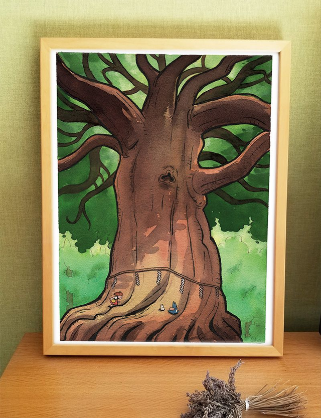 Poster | Arbre géant de Totoro