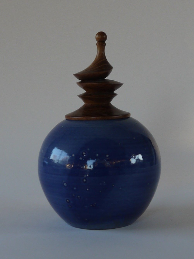 Pot à fleuron raku réf. 2108