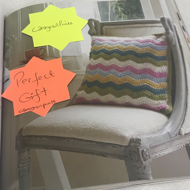Stripy Wave Cushion - Crochet Pattern - CRD15