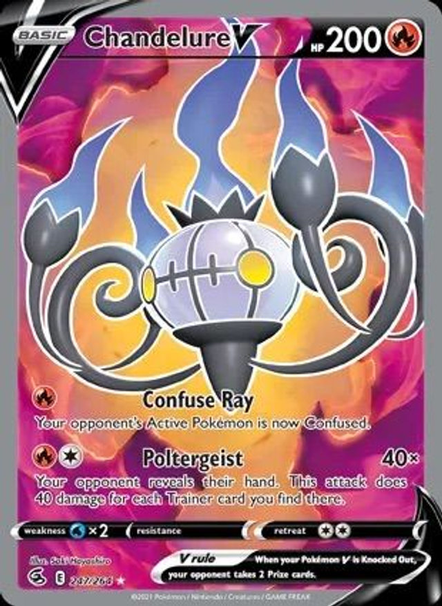 Chandelure V - 247/264 (Ultra Rare)