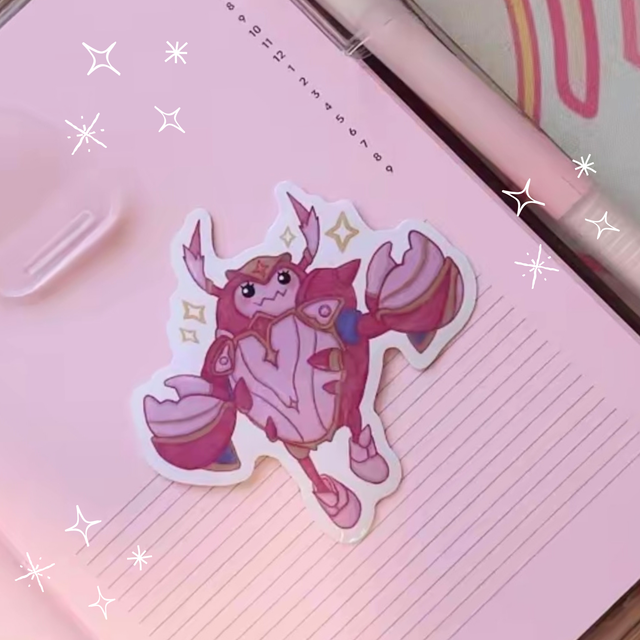 Star Guardian Scuttle Crab Sticker