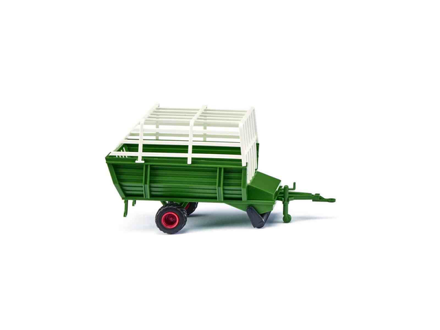 Remorque chargeuse de foin vert/blanc Wiking 038102 H0
