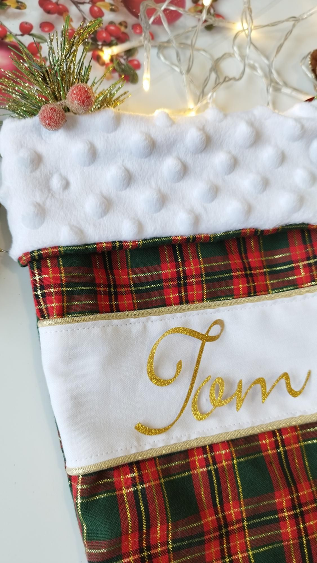 Chaussette de Noël * Tartan *