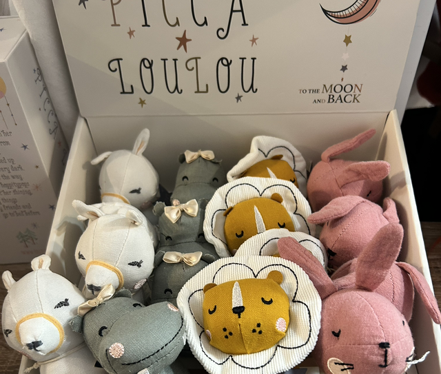 Peluche hochet petit modèle 