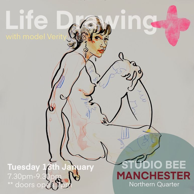 Life Drawing+ Tuesday 13th January