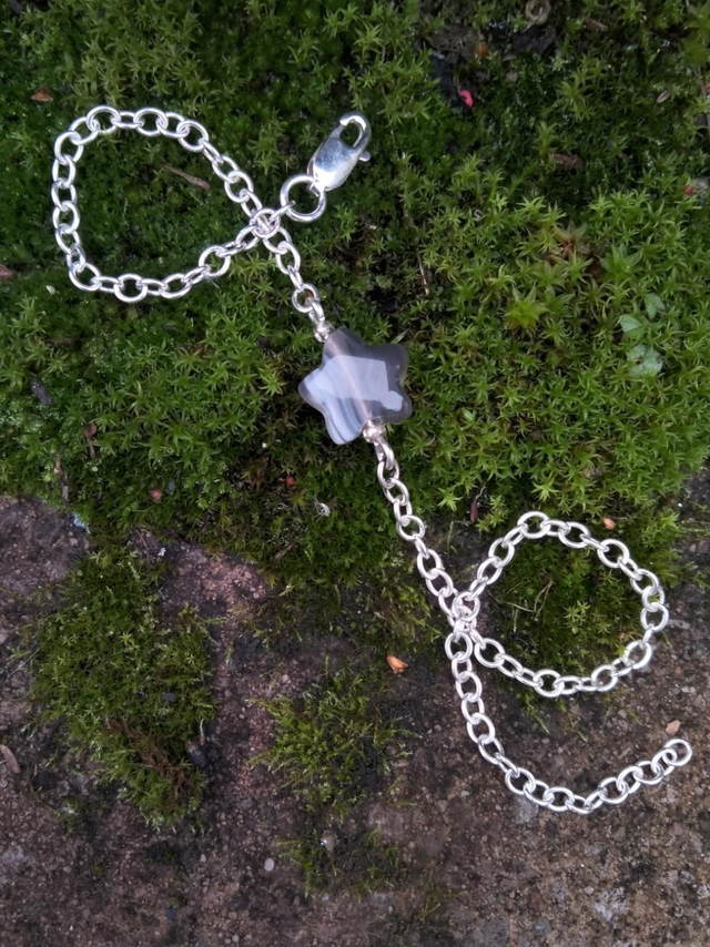 Banded Agate Star Bracelet