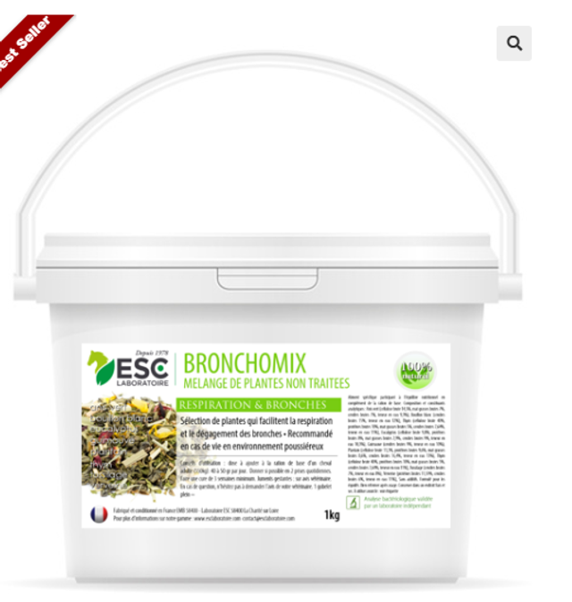 BRONCHOMIX – Respiration cheval – Mélange de plantes