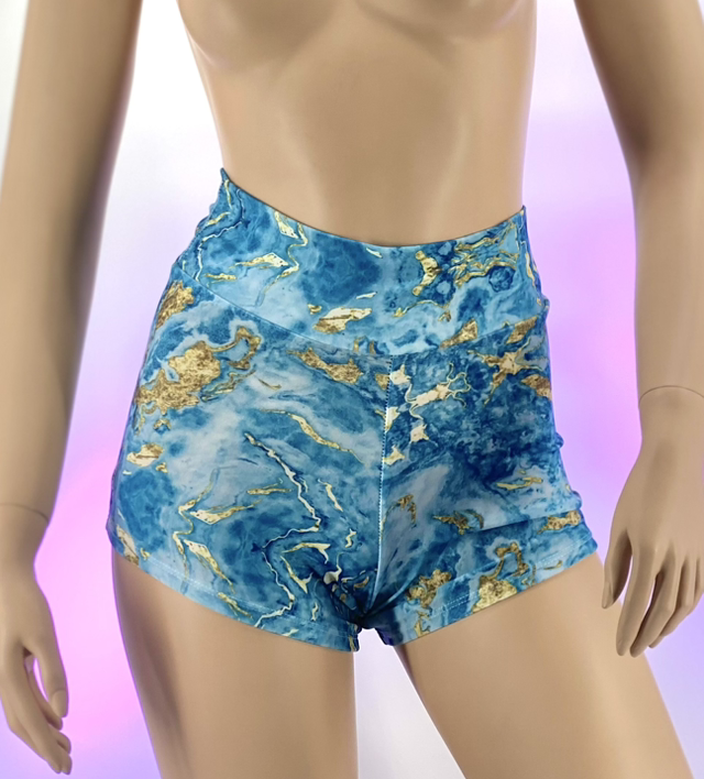 Fruit Short Basic Mármol azul