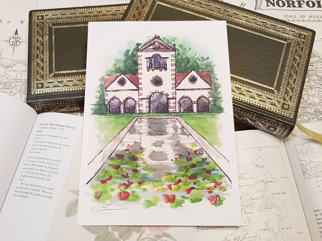 Bodnant Garden Pin Mill print 