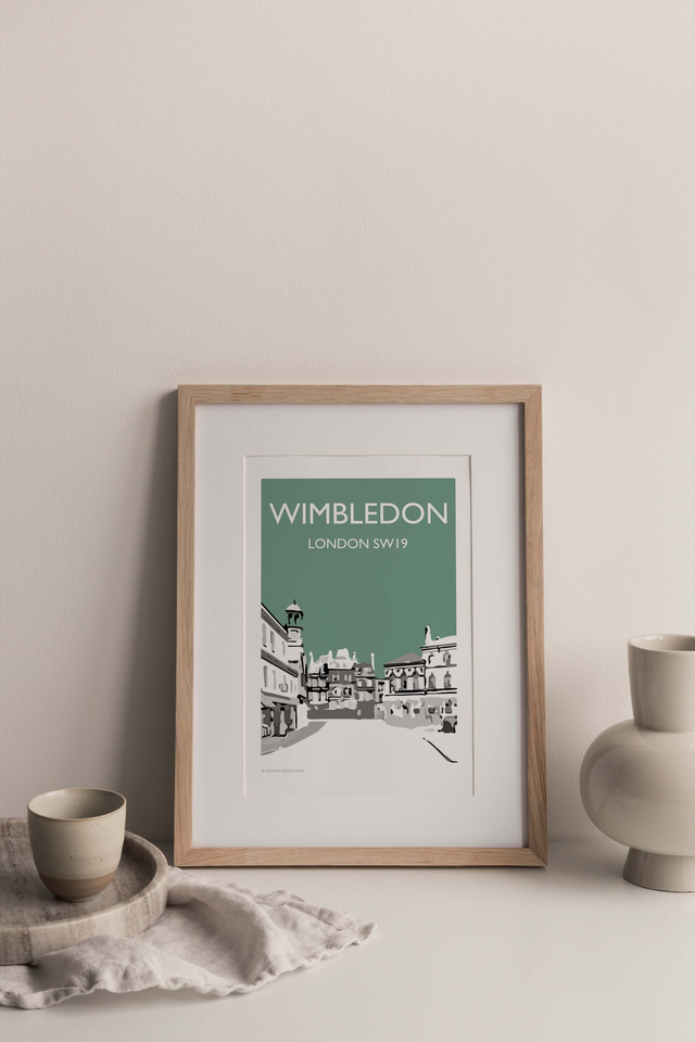 Wimbledon teal (unframed)