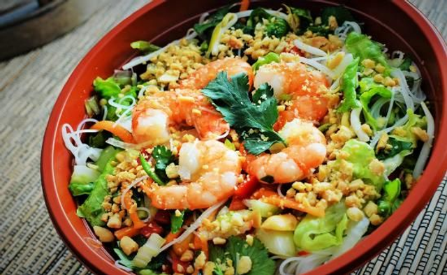 Salade thaïlandaise aux crevettes