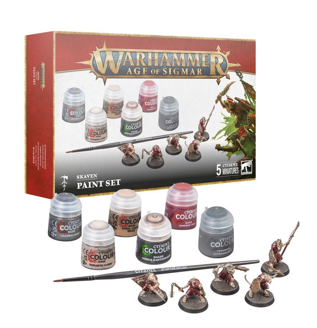 AoS - Warhammer - Paint Set Skaven