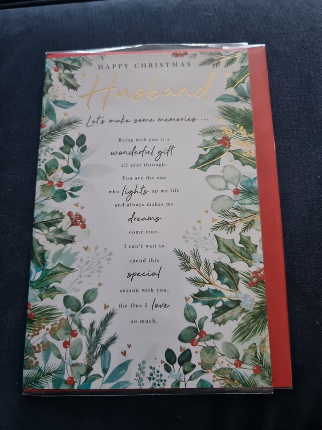 Husband Christmas Card