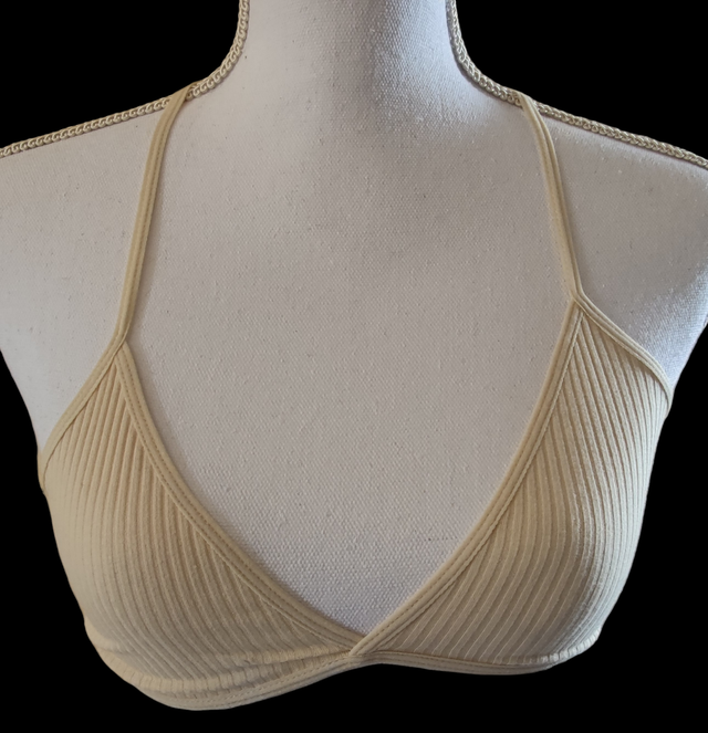 Brassière beige L